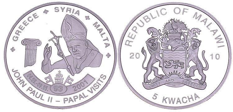 Malawi 5 K 2010 - pielgrzymka Grecja, Syria, Malta